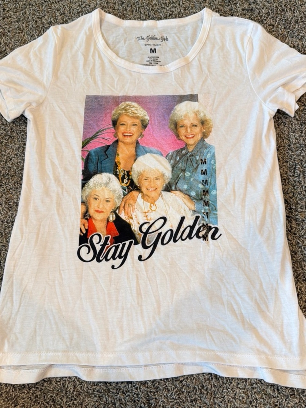 The Golden Girls "Stay Golden" Short Sleeve Tee - White